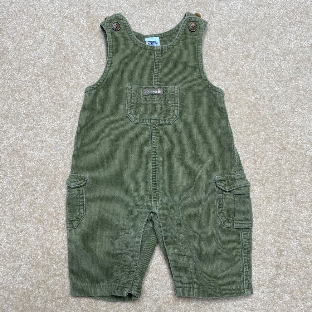 5/$25! Old Navy corduroy style sleeveless boys jumper size 0-3 months